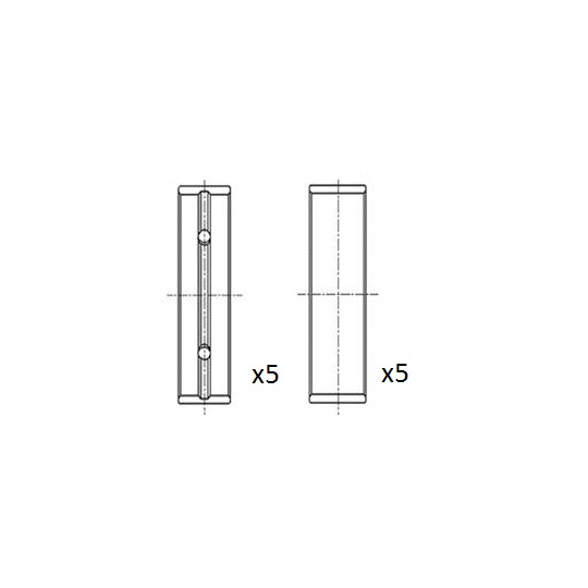 BM1008-STD - Crankshaft Bearings 