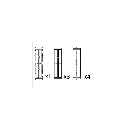 BM1012-025 - Crankshaft Bearings 