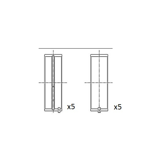 BM1007-025 - Crankshaft Bearings 