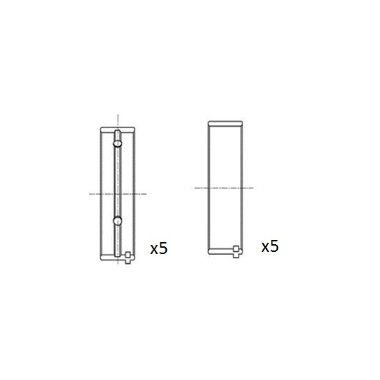 BM1006-025 - Crankshaft Bearings 