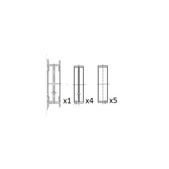 BM1010-STD - Crankshaft Bearings 