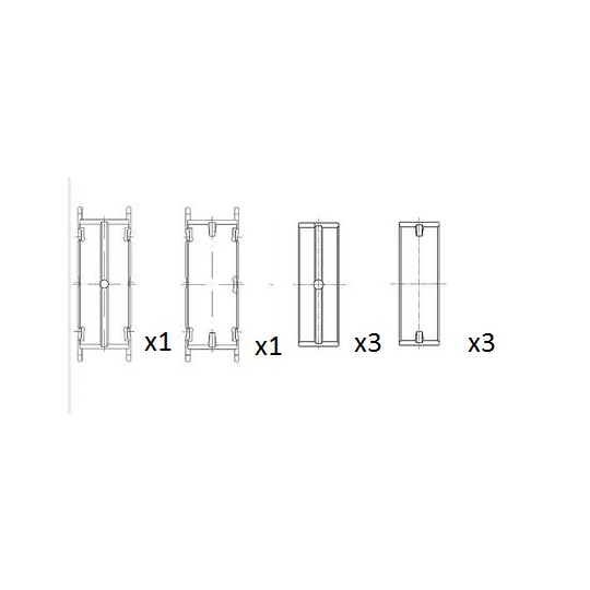 BM1013-STD - Crankshaft Bearings 