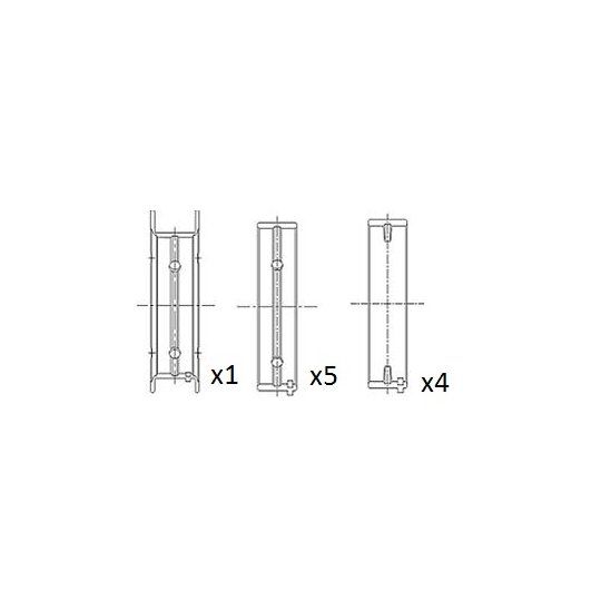 BM1021-025 - Crankshaft Bearings 