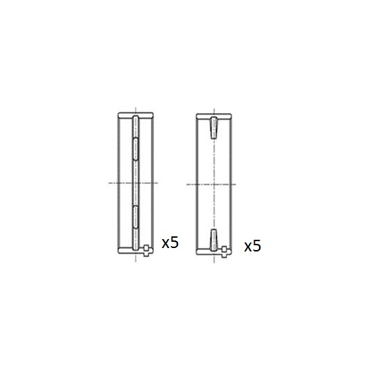 BM1026-010 - Crankshaft Bearings 