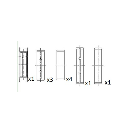 BM1020-STD - Crankshaft Bearings 