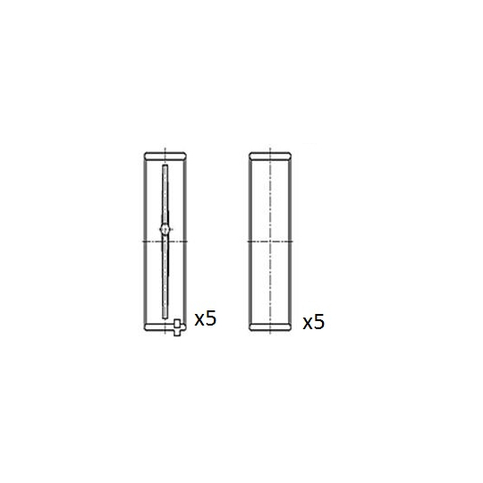 BM1024-STD - Crankshaft Bearings 