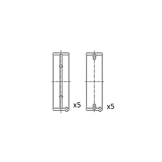 BM1029-025 - Crankshaft Bearings 