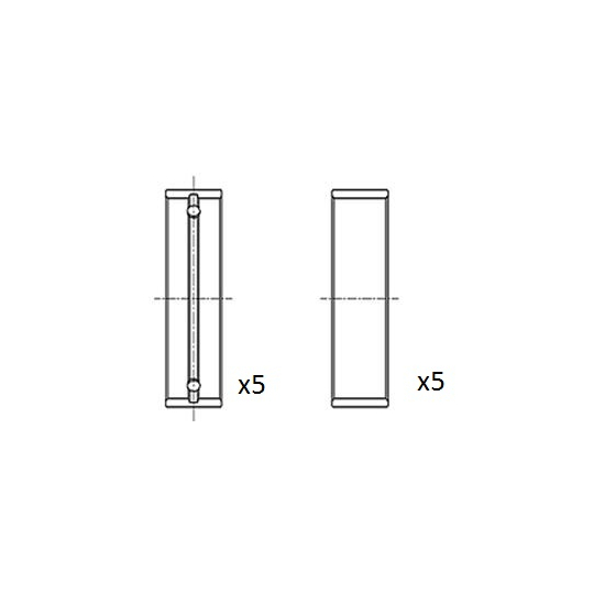 BM1041-STD - Crankshaft Bearings 