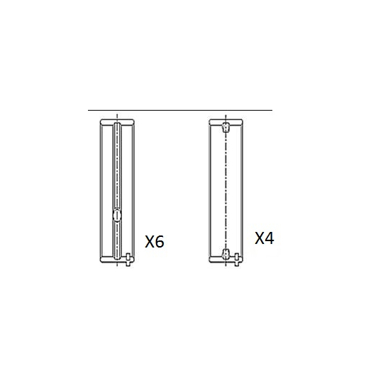 BM1044-025 - Crankshaft Bearings 