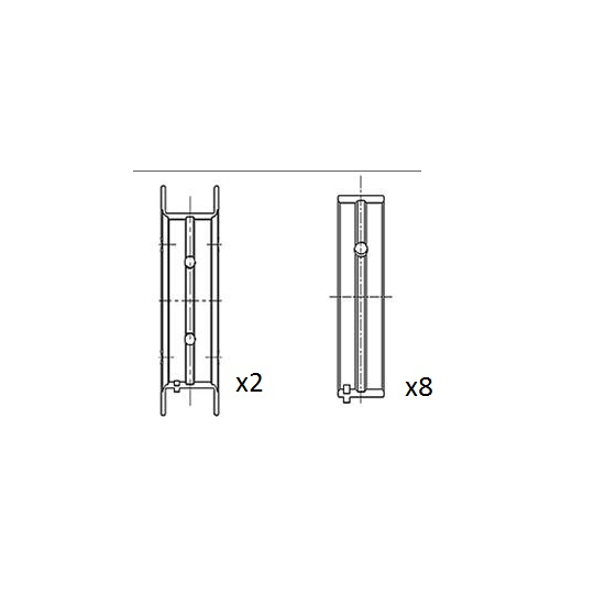 BM1053-STD - Crankshaft Bearings 