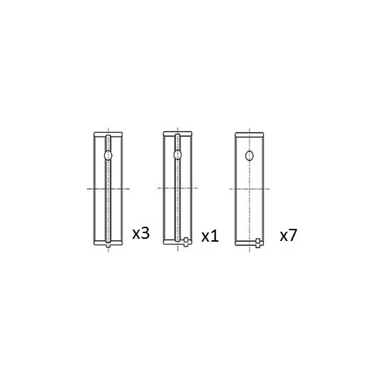 BM1051-STD - Crankshaft Bearings 