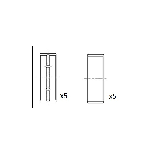 BM1058-025 - Crankshaft Bearings 