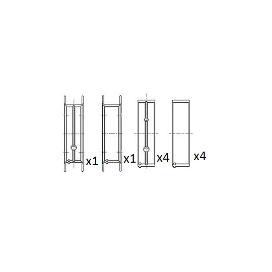 BM1067-025 - Crankshaft Bearings 