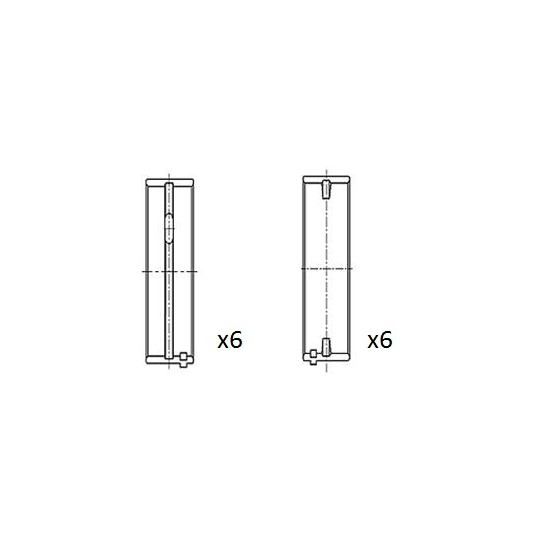 BM1062-050 - Crankshaft Bearings 