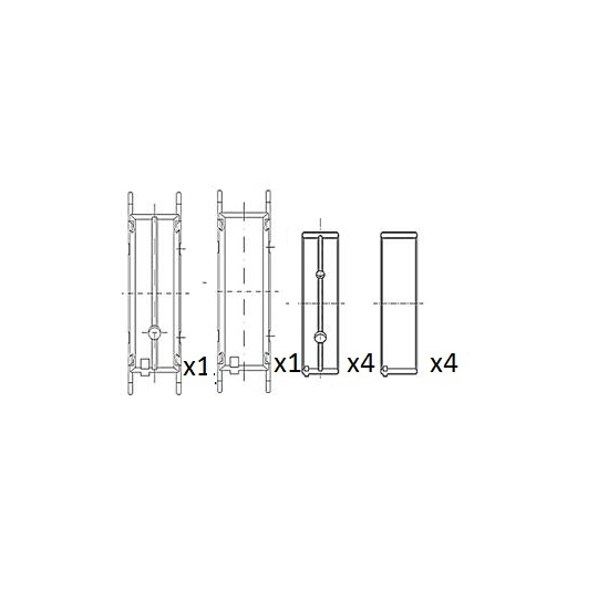 BM1068-050 - Crankshaft Bearings 