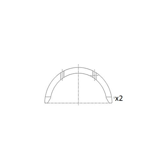 BT3001-STD - Thrust Washer, crankshaft 