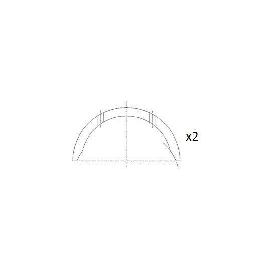 BT3007-STD - Thrust Washer, crankshaft 