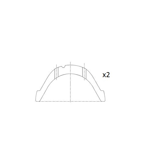 BT3013-STD - Thrust Washer, crankshaft 