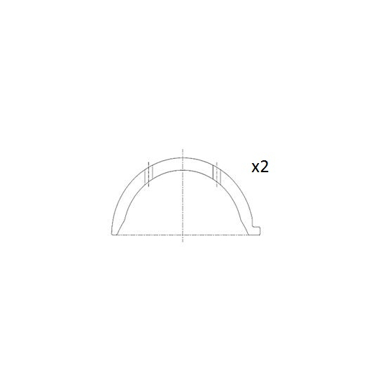 BT3014-STD - Thrust Washer, crankshaft 