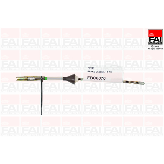 FBC0070 - Cable, parking brake 