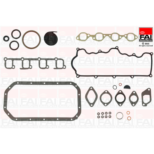 FS619NH - Hel packningssats, motor 