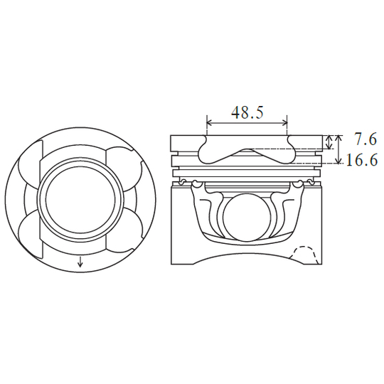 PK27-000 - Piston 