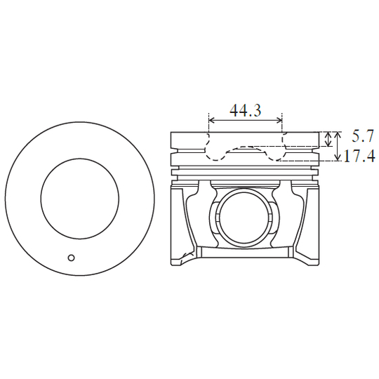 PK29-000 - Piston 