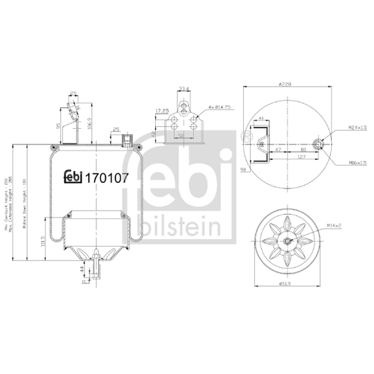 170107 - Bellow, air suspension 