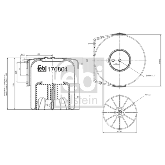 170804 - Bellow, air suspension 