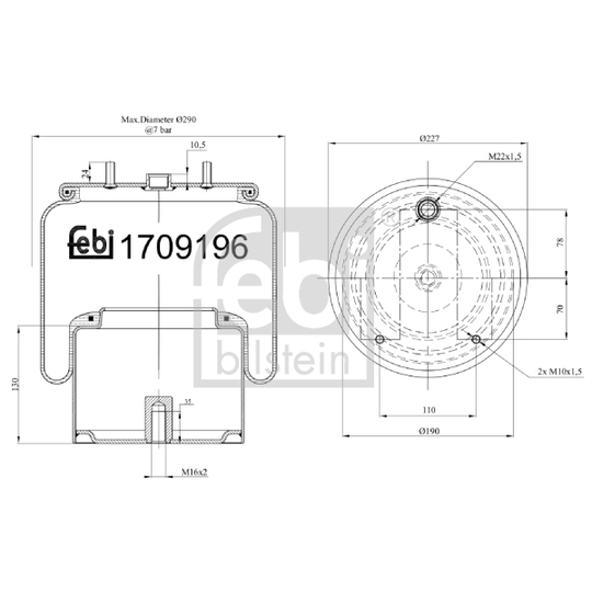 170919 - Bellow, air suspension 