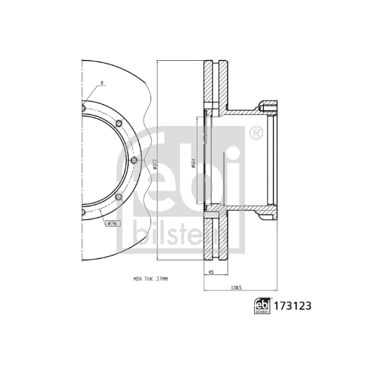 173123 - Brake Disc 