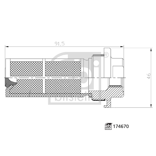 174670 - Fuel filter 