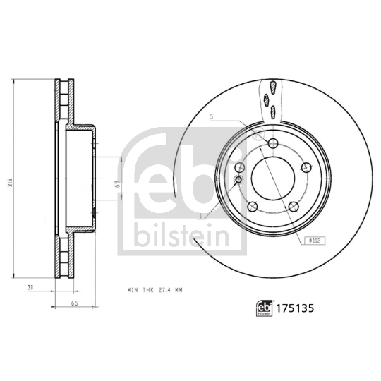 175135 - Bromsskiva 