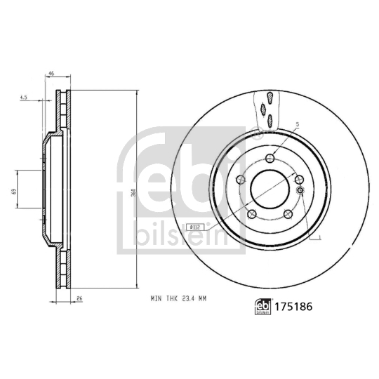 175186 - Brake Disc 