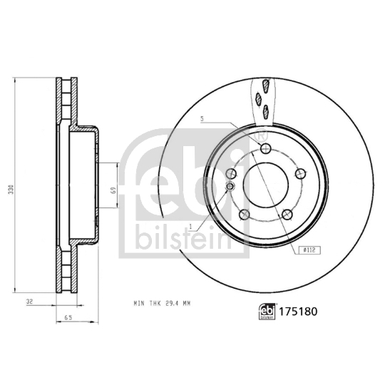 175180 - Bromsskiva 