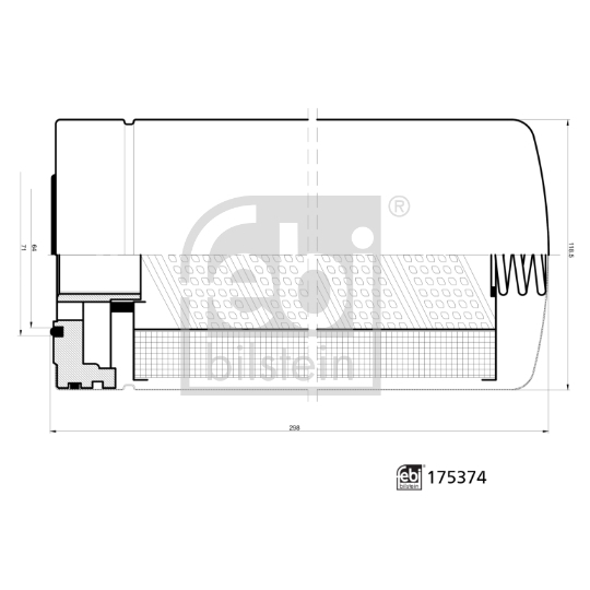 175374 - Hüdraulikafilter, automaatkäigukast 