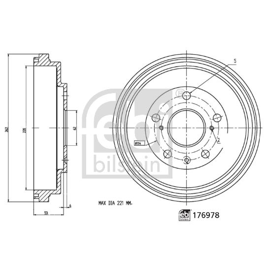 176978 - Brake Drum 