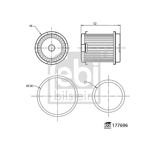 177696 - Hydraulic Filter, automatic transmission 