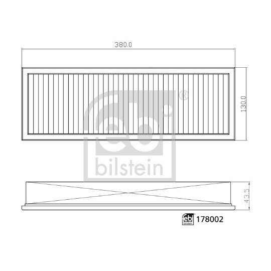 178002 - Suodatin, sisäilma 