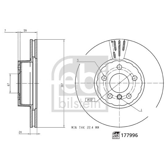 177996 - Bromsskiva 