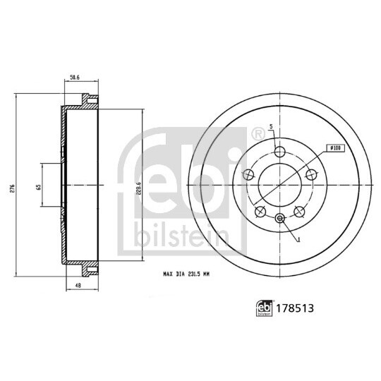 178513 - Brake Drum 