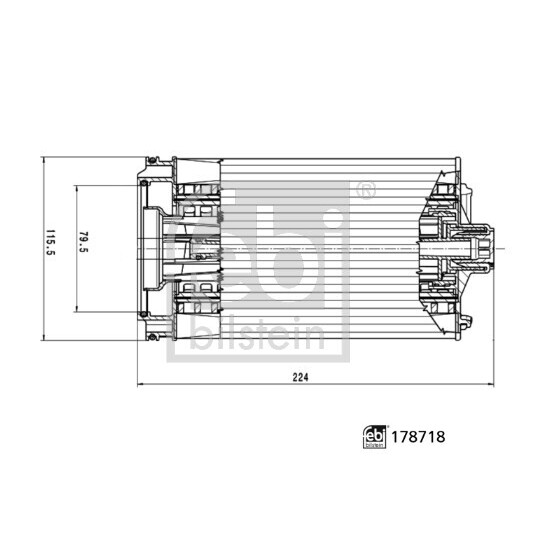 178718 - Fuel filter set 