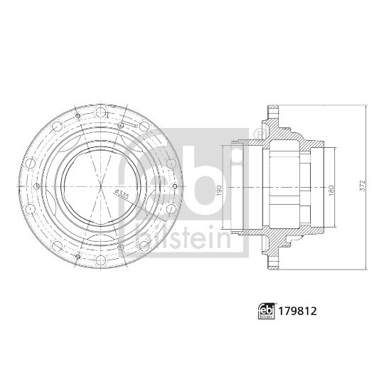 179812 - Wheel hub 