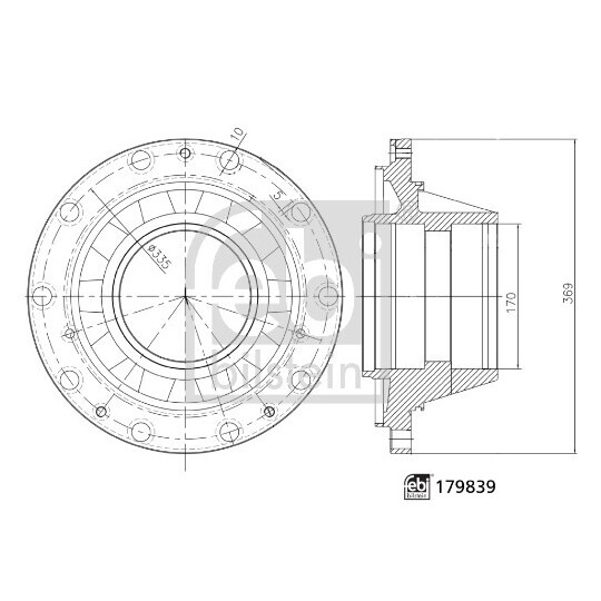 179839 - Wheel hub 