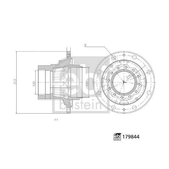 179844 - Wheel hub 