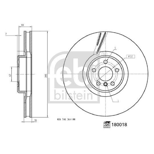 180018 - Brake Disc 