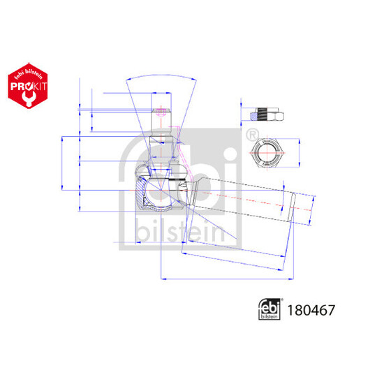 180467 - Tie rod end 