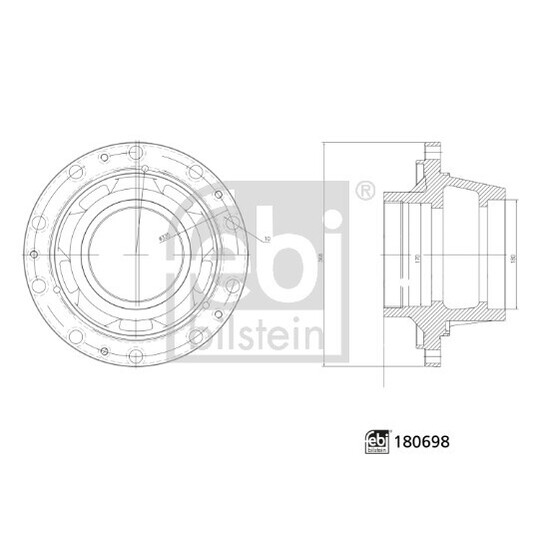 180698 - Wheel hub 