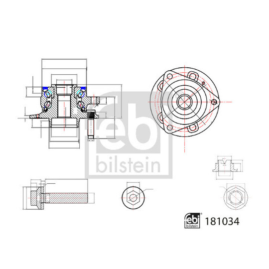 181034 - Wheel Bearing Kit 