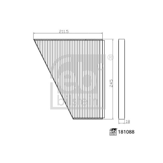 181088 - Filter, interior air 